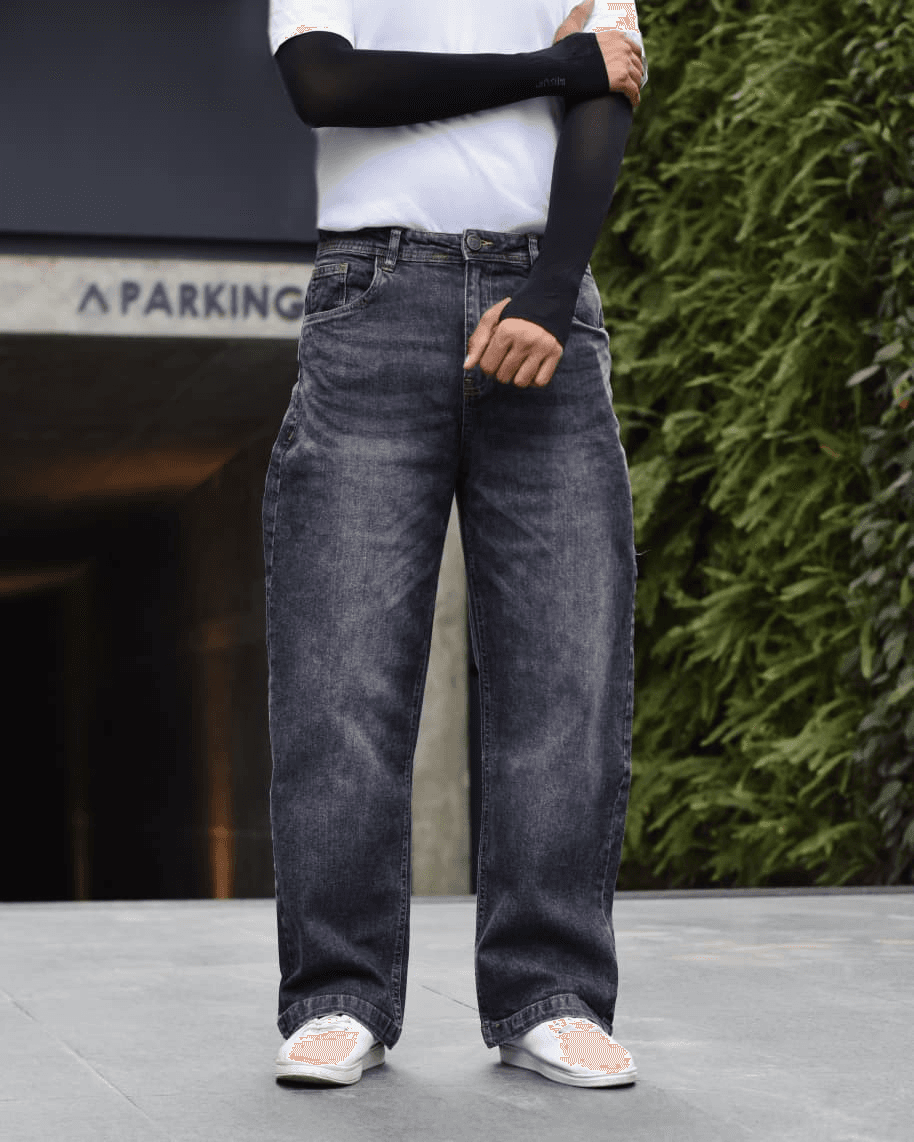 Baggy Jeans (Light black)