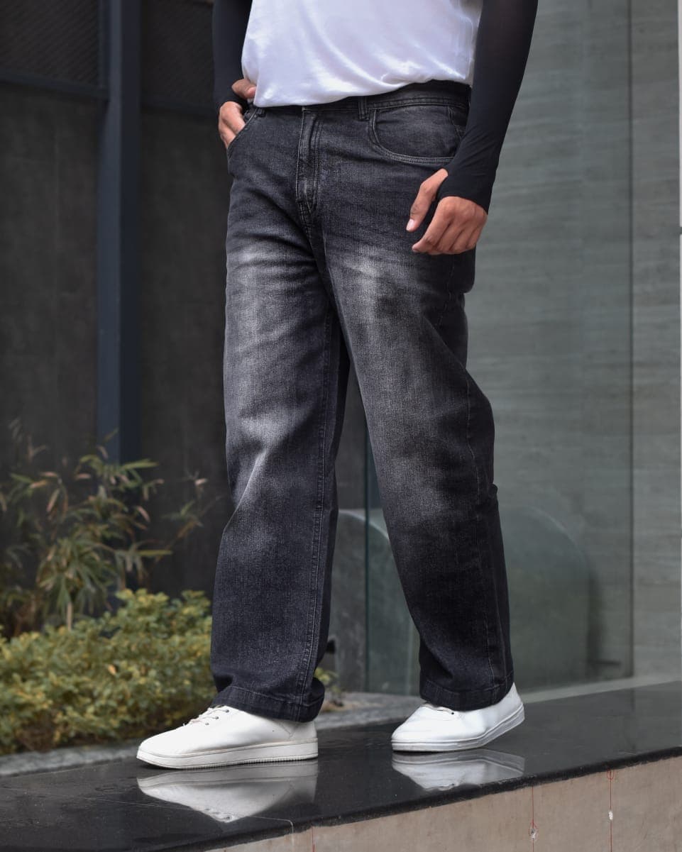 Baggy Jeans (Deep black)